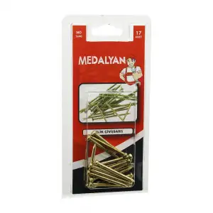 Medalyan Dl-72 ( 3x40 ) ( Sarı ) Çelik Çivi ( 17pcs )*12x10