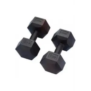Mrt Spor ( 6kg ) Plastik Köşeli Dambıl ( 2pcs )*1