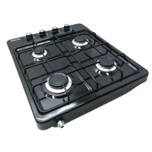 Orevo Or-204 ( 4lü ) ( N.g & Doğalgazlı & Siyah ) Emaye Set Üstü Ocak*1