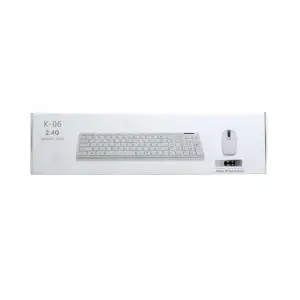 Platoon Pl-374 K-06 Beyaz Dock Wıreless Kablosuz Klavye Mouse Set*30