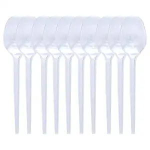 Pratikon Pr-1142 ( Şeffaf ) Plastik Kaşık ( 10pcs )*50=k