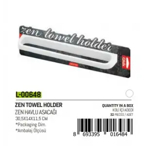 Qlux L-648 Zen Havlu Asacak*32
