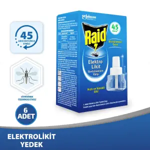 Raid Elektro ( Likit & Yedek ) ( 45 Gece ) 27.4ml*6x4