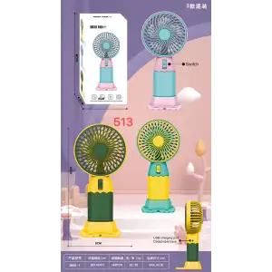 Şarjlı Taşınabilir El Tipi Mini Fan Egonex 513
