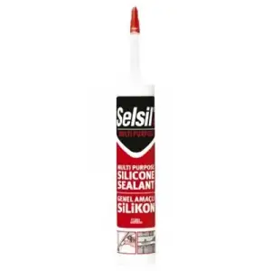 Selsil ( Beyaz ) Üniversal Silikon 280 Gr*25=k