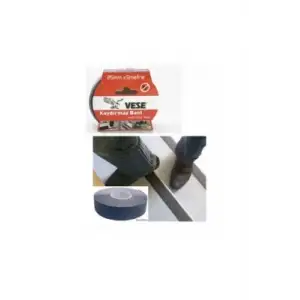 Vese ( 25mm X 5mt ) ( Kaydırmaz ) ( Siyah ) Bant*144
