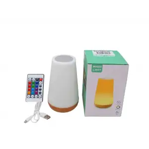 Wınnboss Qc-01 ( Atmosfer ) ( Kumandalı ) Magıc Lıght Dokunmatik Led Masa Lambası Usb Şarjlı*60