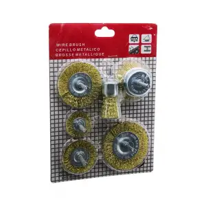 Wıre Brush Lrd-25 ( 6pcs ) Dairesel Çelik Tel & Çanak Fırça Seti*60