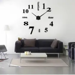 3D Wall Dıy Clock Yeni Nesil 3D Duvar Saati