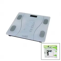 Techfit Tf-1075 (bluetooth &vücut Analizli) Dijital Baskül Terazi Tartı (180kg/50g) (yağ &su &kas Oran &bmı &oda ℃)*10