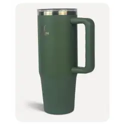 Penguin Termos Pipetli Termos Bardak 900 Ml Paslanmaz Çelik Yeşil