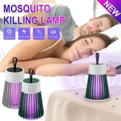 Şarjlı Sinek Öldürücü Sivrisinek Kovucu UV Işıklı Sineksavar Taşınabilir Gece Lambası