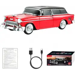 Retro Klasik Araba Bluetooth Hoparlör Kablosuz HD Ses FM Radyo YG-1955