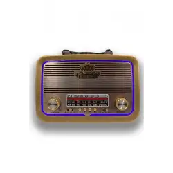 Ahşap Görünümlü Nostaljik Radyo Yage YG-300