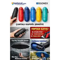 Çantalı Kapsül Şemsiye Toptan