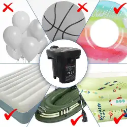 Şarjlı Hava Pompası Şişme Yatak Bot Simit Şişme Koltuk Deniz Yatağı Pompa Air Pump