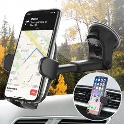 Egonex 2in1 Torpido Üstü Teleskopik ve Ya Havalandırma Araç Telefon Tutucu