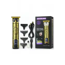 Dearling RF-1867 Profesyonel Saç ve Sakal Tıraş Makinesi - Dijital Göstergeli, Retro Tasarım