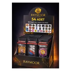 RAYMOOR Araç kokusu Trend Görseller Tasarımlı Araç Kokusu Standı 54 Adet