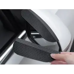 Araba Ayna Yağmur Koruyucu Siper Karbon Desenli