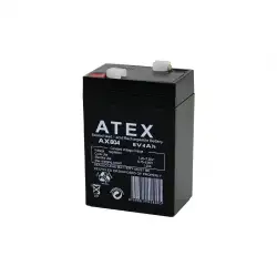 Atex Ax-604 ( Kalın ) Kuru Akü 6v-4ah Amper*20