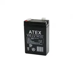 Atex Ax6-2.8 ( İnce ) Akü 6v 2.8ah Amper*20