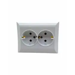 Atom Topraklı 2li Priz*12x10