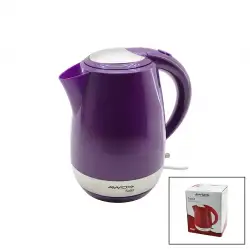 Awox (mürdüm) Solid Kettle Su Isıtıcı (1.7lt) (2000w) (su Gösterge) (360° Gövde=krom Kaplı Taban) (gizli Rezistans)*16