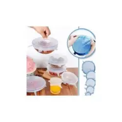 Baysa-303 ( 6pcs ) ( Silikon ) Vakum Kapak Bone Şeffaf*300