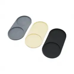 Baysa Armony No-1667 ( 2 Bölmeli ) ( Oval ) ( Renkli Silikon ) Yağdanlık & Sabunluk Altlık ( 12 X 24.5cm )*240