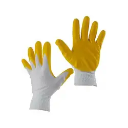 BY ELİ ( SOFT ) ( SARI ) POŞETLİ İŞÇİ ELDİVENİ ( NO-10XL )*12X50