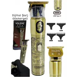 Dijital Göstergeli Saç Sakal Tıraş Makinesi - Sıfıra Yakın - Ip-1949