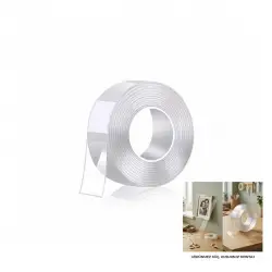 Dmax Dmx-4621 ( 30mmx2mt ) ( Nano Bant ) Şeffaf Çift Taraflı*288