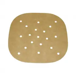 Dmr-4032 Air Fryer ( 50 Pcs & Düz Model ) ( Delikli & Kare Oval Köşeli & 20cm ) Pişirme Kalıp ( Kağıt )*200