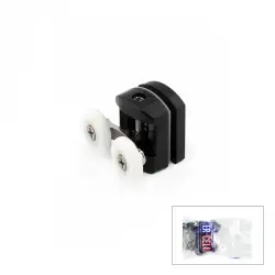 Egonex ER-CELL SİYAH DUŞAKABİN TEKERİ*8X100