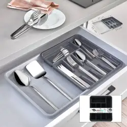 Egonex PLASTLİFE KP-168 KAYAR KAŞIKLIK AYARLANABİLİR ÇEKMECE İÇİ ( 29X49X33CM )*18=K