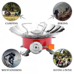 Egonex Rüzgar Geçirmez Kamp Gazlı Ocak Büyük Boy K-205