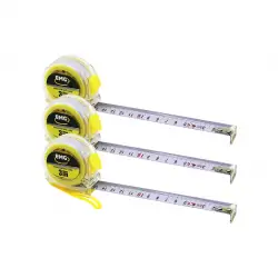 EMG MEASURING TAPE HRD-178 ( 3MTX19MM ) ( ŞEFFAF ) ŞERİT METRE*12X10