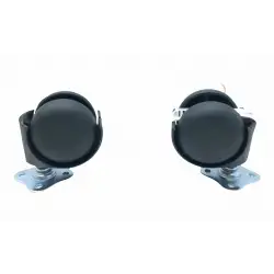 ERECT ERC-802-P ( DÜZ DÖNER TABLALI & 50MM ) ÇİFTLİ PLASTİK TEKER*10X30