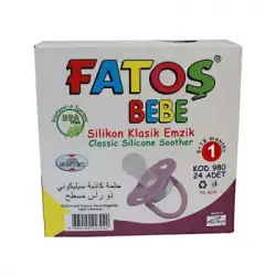 Fatoş Bebe-980 ( No-2 ) ( Silikon & Klasik ) Emzik*24x24
