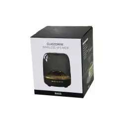 Glass 5mını Pl-4437 ( Mika Kristal Fanus Model ) ( Wireless ) ( Usb Şarjlı ) Speaker Hoparlör ( Rgb Işıklı ) ( Aux & Tf & Dc5v )*60