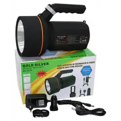 Gold Sılver Gs-2670 2in1 ( 30w & 28smd Led ) Usb & Oto & Adaptör Şarjlı El Feneri Projektör*16 Q9