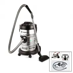Harlem Major Hsv-622dvc ( Torbasız & Kuru Vakumlu & Metal Kasa ) Elektrikli Süpürge ( 21lt & 2850w )*1