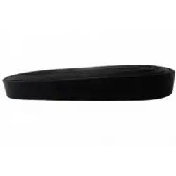 Huzur ( Siyah & 2cm ) Paça Lastik Yassı Geniş 10mt*50