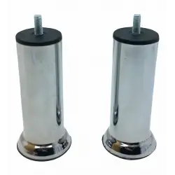 İBİCO ( 90-1014-1-01 ) ( 15CM ) ( KROM ) TOMBUL KOLTUK BAZA AYAK ( M10 KALIN VİDALI )*10X10