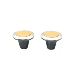 İbico-912 Metal No-8 Krom Mix Düğme Kulp*25x8