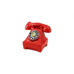 İBİCO İ12-215 ( ANKESÖRLÜ TELEFON ) VİNTAGE DEKORATİF BİBLO ( 12X7.5CM ) ( REÇİNE )*120