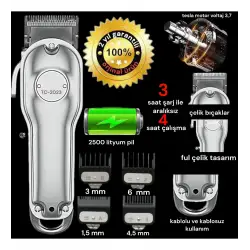 İnter Mac 3 TC-2023 Profesyonel Saç Sakal Ense