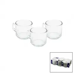 IŞIK KİTCHEN BR-190 ( 6PCS ) ( MİNİ ) CAM KUPA ( 150ML )*8=K