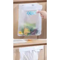 Kendinden Yapışkanlı Katlanabilir Çöp Poşeti Tutucu Aparat